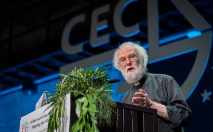 CEC General Assembly: Former Archbishop of Canterbury Rowan Williams reflects on what it means to be blessed